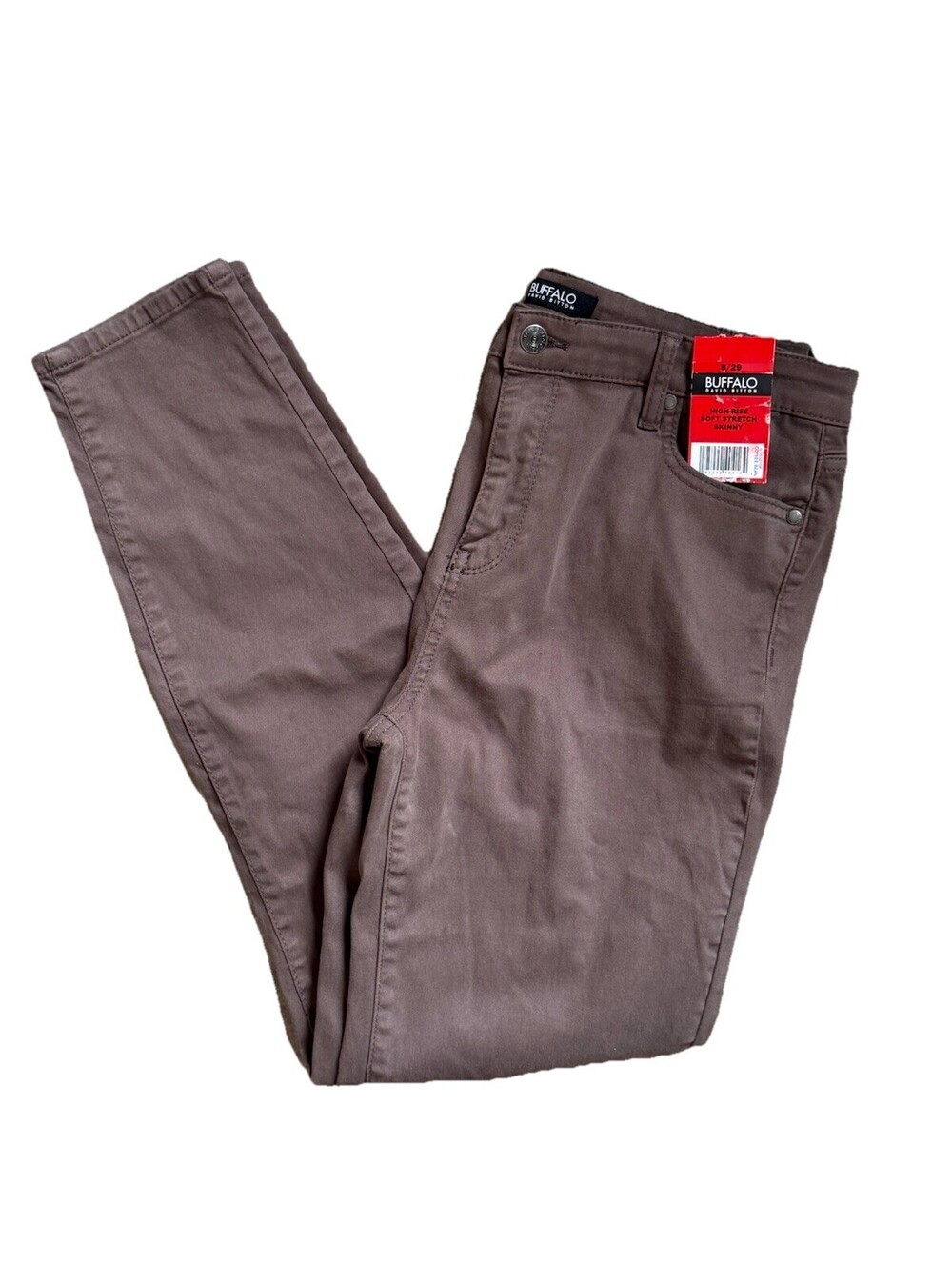 Buffalo David Bitton Women’s Hanna High Rise Soft Stretch Pant 8/29  Coffee Bean